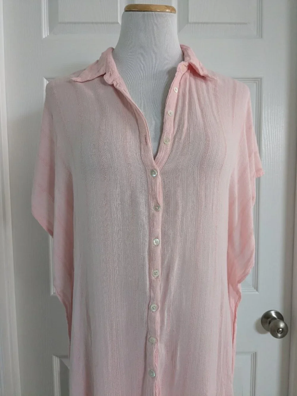 L space Anita cover up Rose Quartz Light Pink Resort Beach XS/S